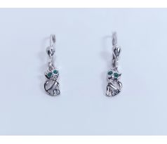 Náušnice striebro 30477