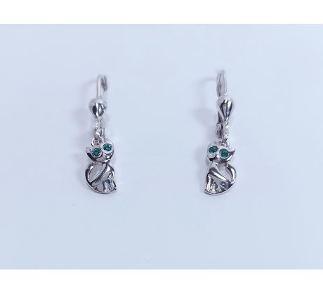 Náušnice striebro 30477