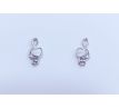 Náušnice striebro 30485