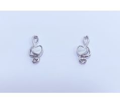 Náušnice striebro 30485