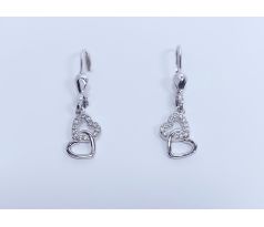 Náušnice striebro 30482