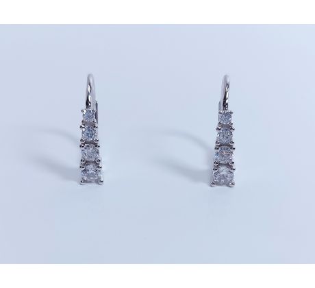 Náušnice striebro 30484