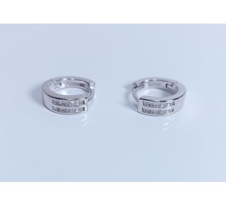 Náušnice striebro 30491