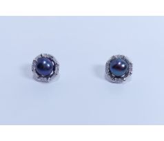 Náušnice striebro 30502