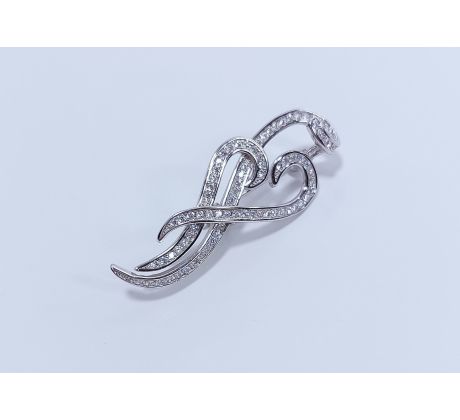 Brošňa striebro 15532