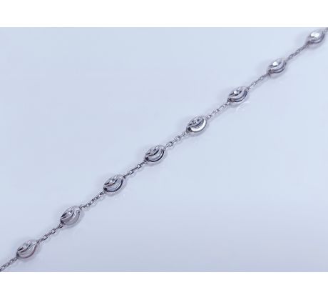 Strieborný náramok 11357