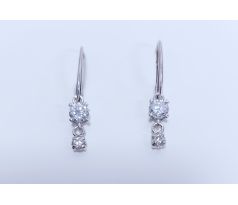 Náušnice striebro 10114