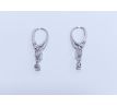Náušnice striebro 10114