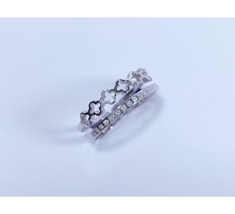 Prsteň striebro 20765