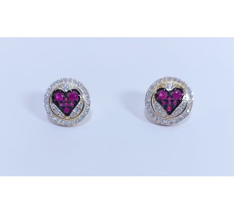 Náušnice striebro 15502