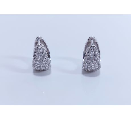 Náušnice striebro 15519