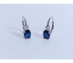 Náušnice striebro 40177