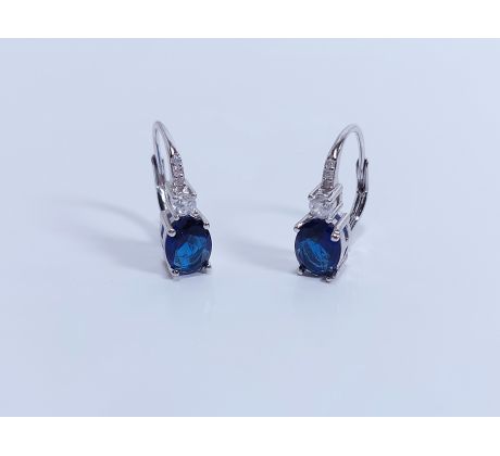 Náušnice striebro 40177