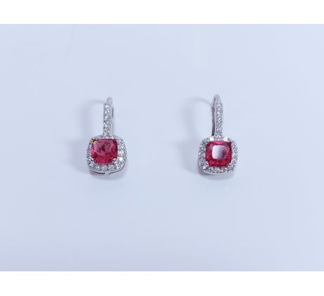 Náušnice striebro 40175