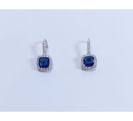 Náušnice striebro 40176