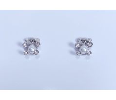 Náušnice striebro 40179