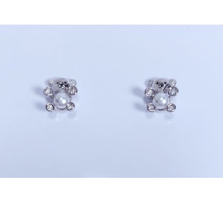 Náušnice striebro 40179