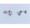 Náušnice striebro 40179