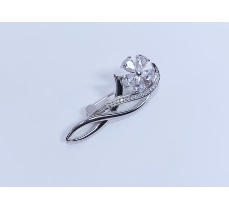 Brošňa striebro 15591