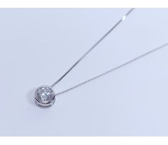 Strieborný náhrdelník 40200