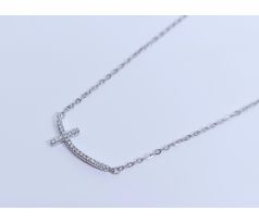 Strieborný náhrdelník 40196