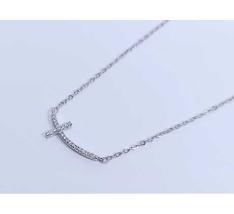 Strieborný náhrdelník 40196