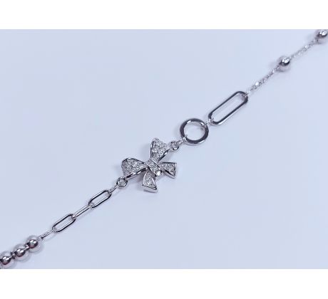 Strieborný náramok 40198