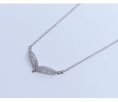 Strieborný náhrdelník 40214