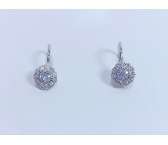 Náušnice striebro 30515