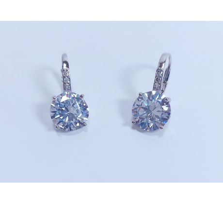 Náušnice striebro 12940