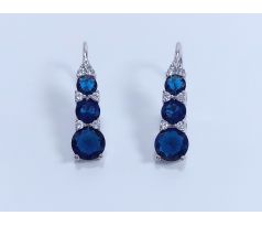 Náušnice striebro 15606