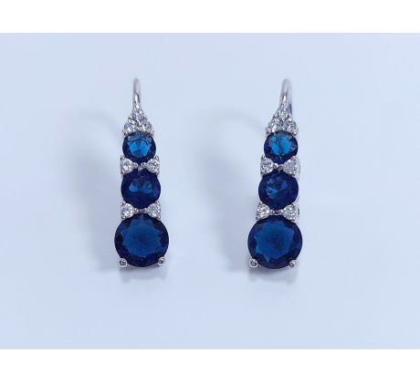 Náušnice striebro 15606