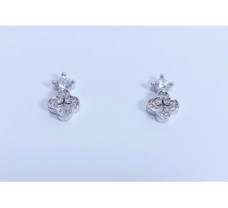 Náušnice striebro 40206